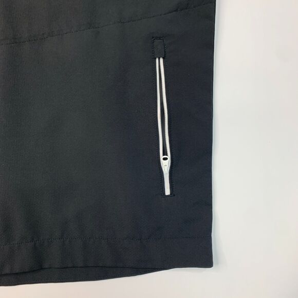 FootJoy Golf Jacket Mens S Small Black Short Sleeve Pullover Quarter Cover Up - Picture 4 of 13